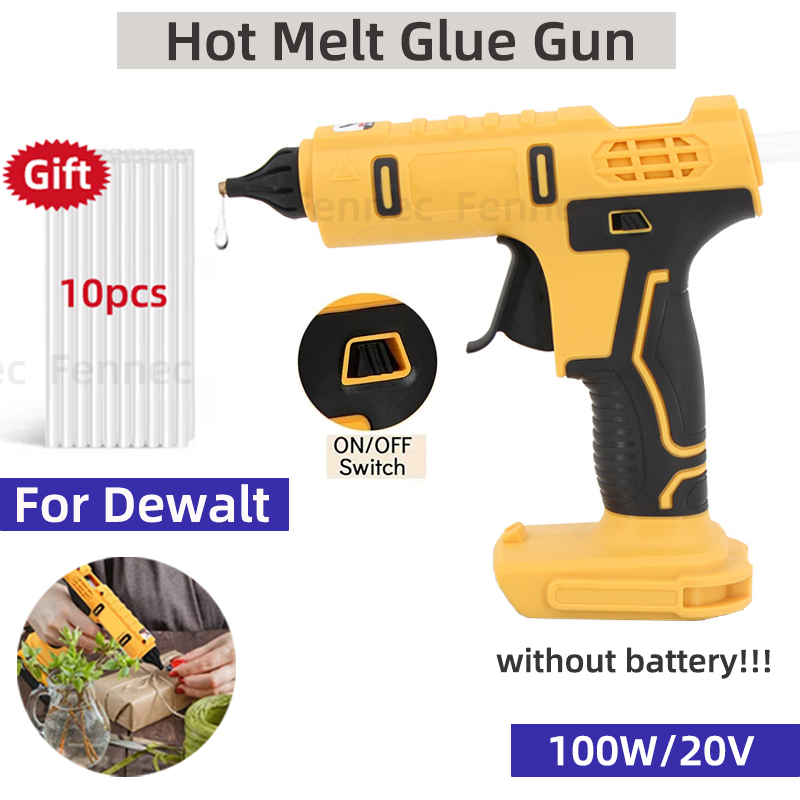 Hot Melt Glue Gun Cordless - Pistol Lem Panas Elektrik Tanpa Kabel