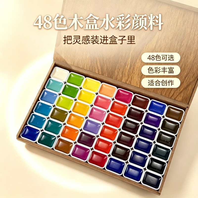 Set Cat Air Berkualitas Tinggi - Watercolor Paint Set Solid Pigment ulasan dan harga