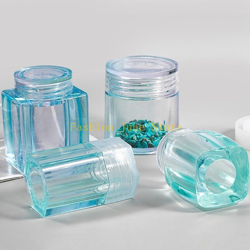 1 Set Botol Penyimpanan Toples - Silicone Epoxy Resin Molds Set ulasan dan harga