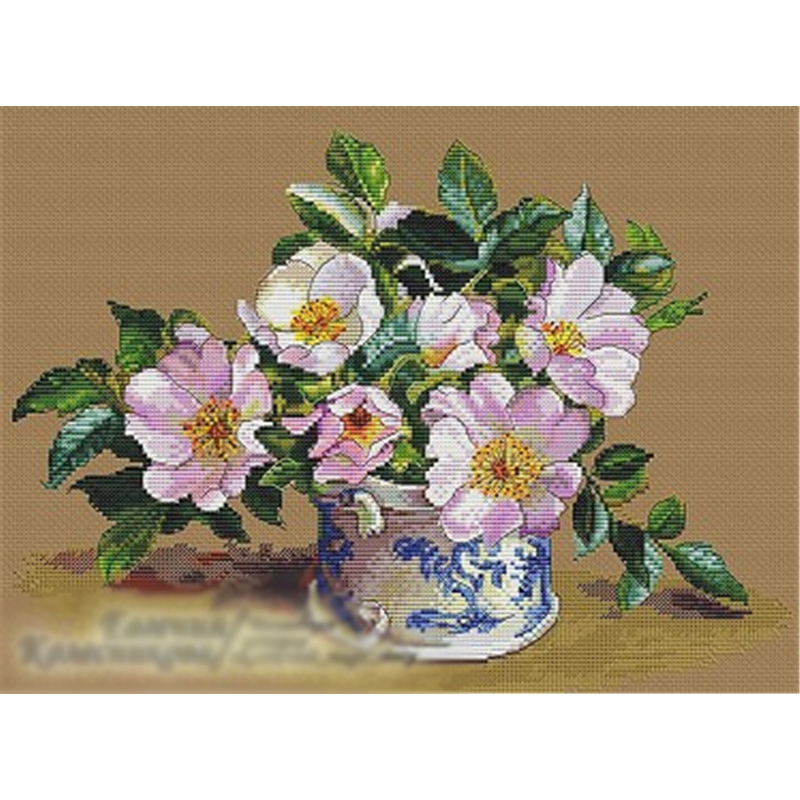 ZZ6350 Kit Sulaman Silang, Kit - Cotton Embroidery Thread Skeins ulasan dan harga
