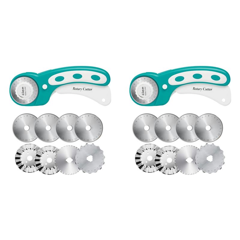 【HARI INI SAJA!】2 Buah Pemoton - Rotary Cutter For Fabric 45Mm ulasan dan harga