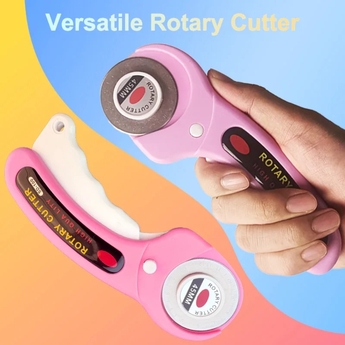 Pemotong Rotary Patchwork Pink - Rotary Cutter For Fabric 45Mm ulasan dan harga
