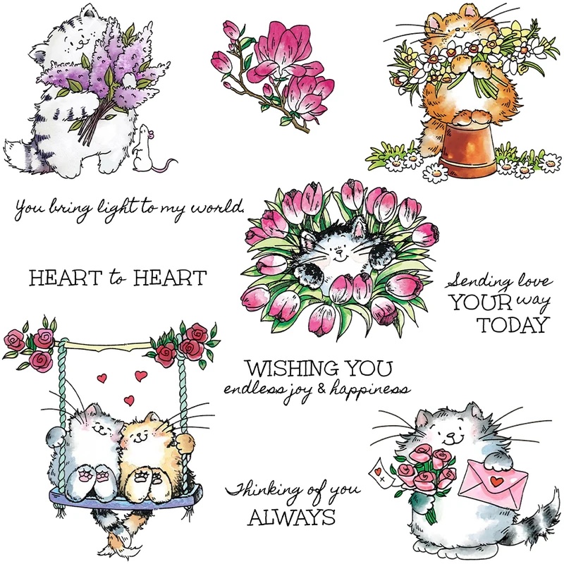 Stempel Transparan Suncraft Mo - Clear Silicone Stamps For Card Making ulasan dan harga