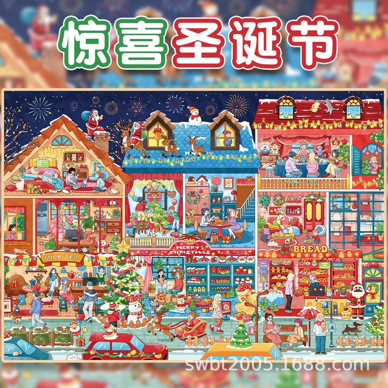Stiker Miniatur Adegan Kartun  - Scrapbooking ulasan dan harga