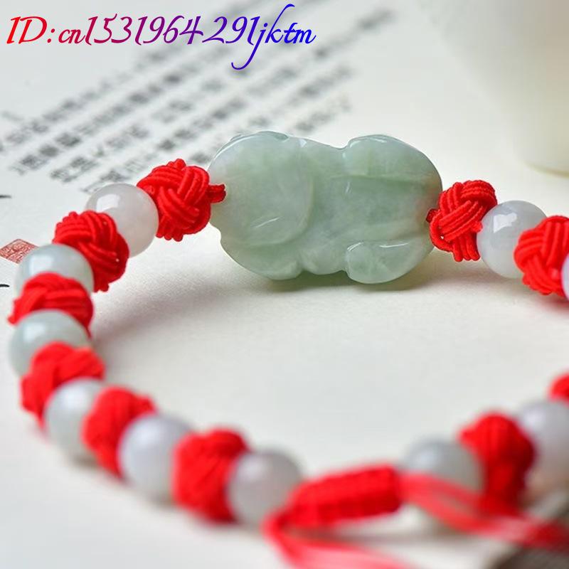Gelang Pixiu Giok Burma Alami  - Beading ulasan dan harga