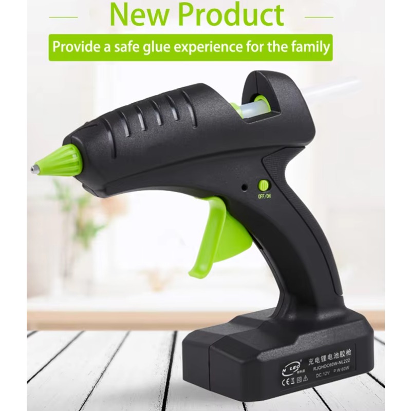 Pistol Lem Panas Tanpa Kabel 6 - Hot Melt Glue Gun Cordless ulasan dan harga