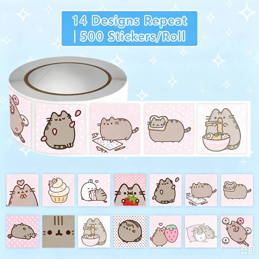 Hou 500 buah Stiker Gulung Kuc - Scrapbooking ulasan dan harga