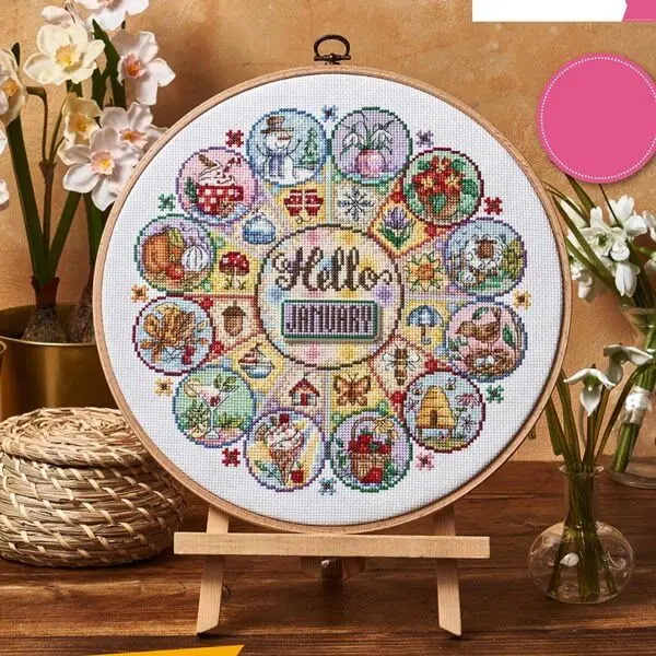 [CC4270 - Selamat Tahun Baru]  - Cross Stitch Stamped Kits Beginners ulasan dan harga