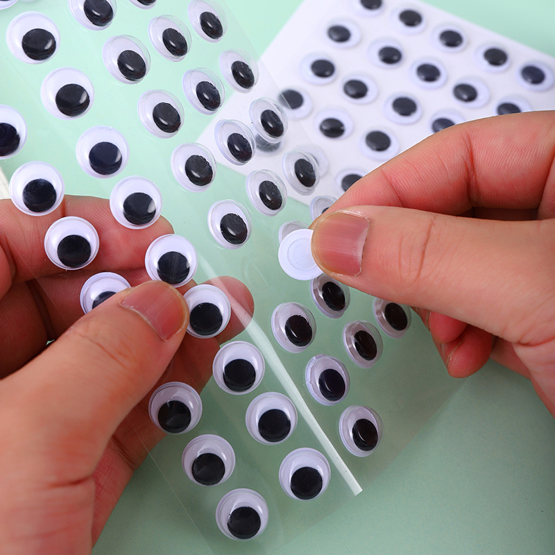 Stiker Mata Googly Plastik Per - Scrapbooking ulasan dan harga
