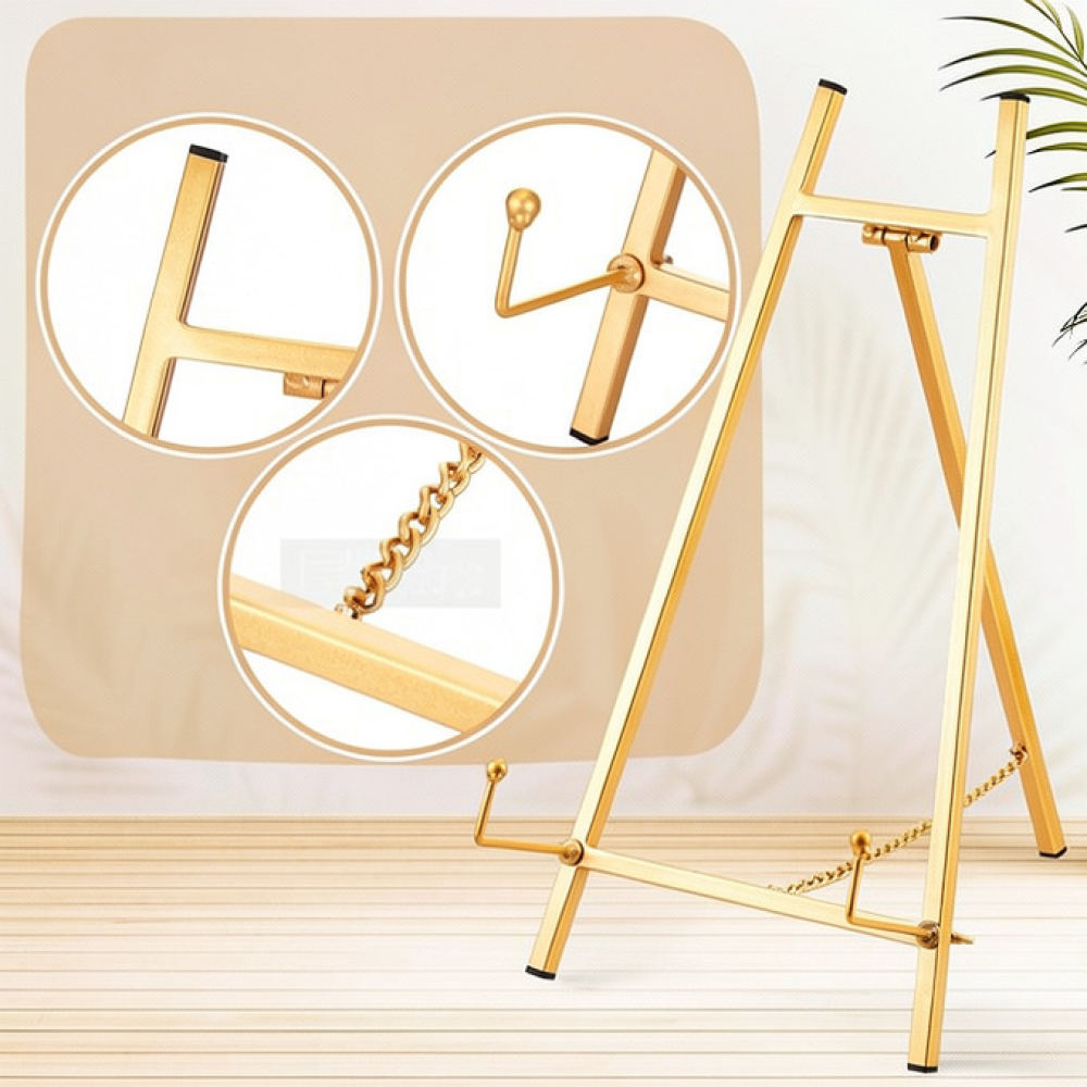 Stand Easel Seni Logam Portabe - Painting Supplies ulasan dan harga