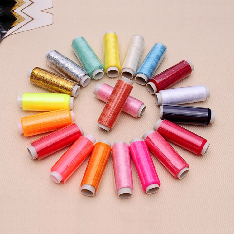 Kit jahit Manual Mini jarum me - Cotton Embroidery Thread Skeins ulasan dan harga