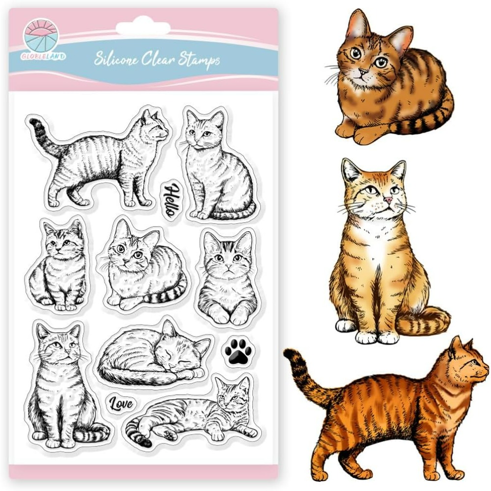 Stempel Bening Kucing Stempel  - Clear Silicone Stamps For Card Making ulasan dan harga