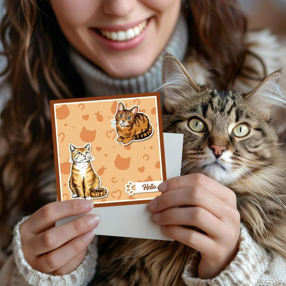 Stempel Bening Kucing Stempel  - Clear Silicone Stamps For Card Making ulasan dan harga