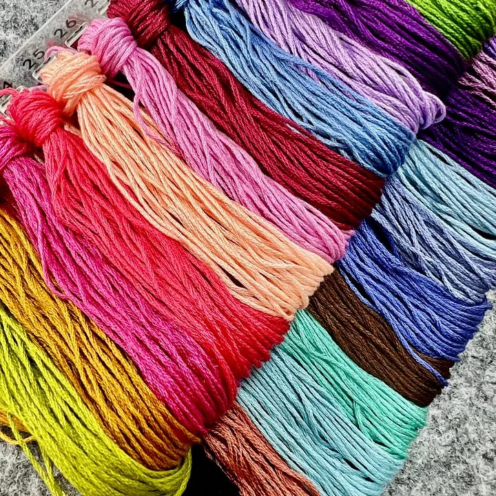 [ZZ8369-Meja di bawah bintang- - Cotton Embroidery Thread Skeins ulasan dan harga